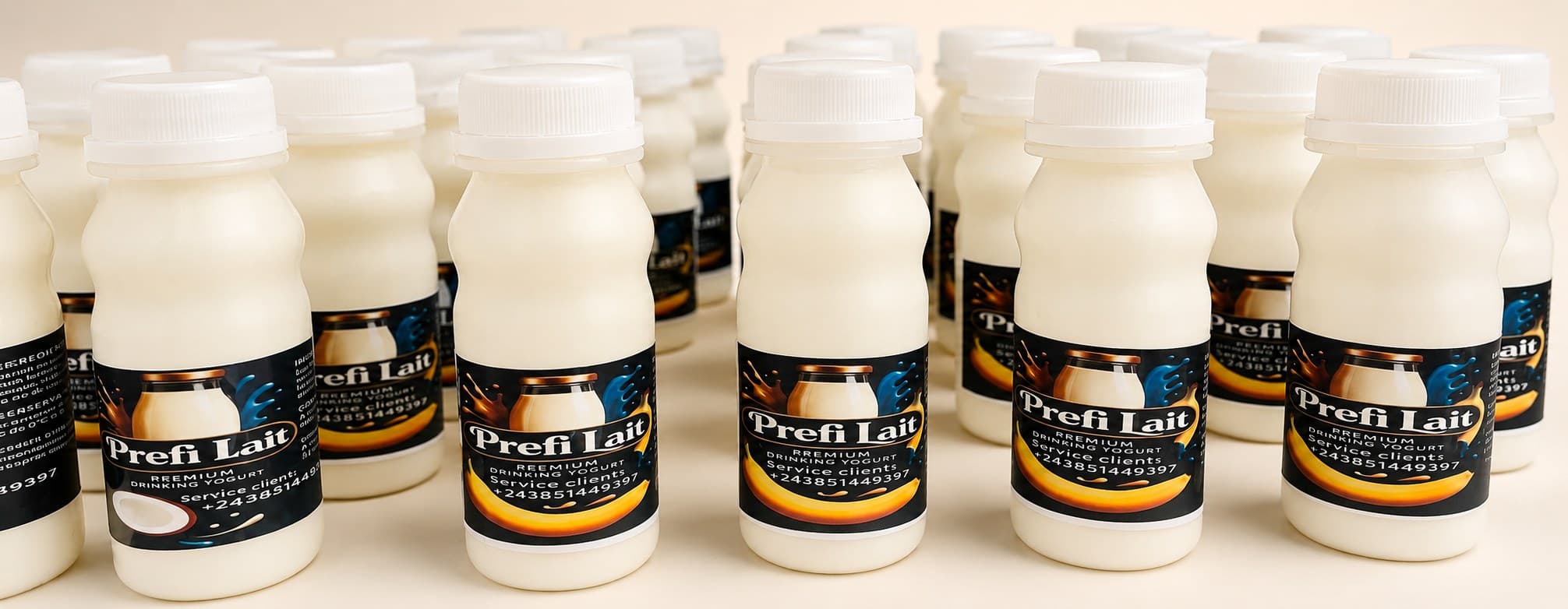 Bouteille Prefi Lait saveur Banane